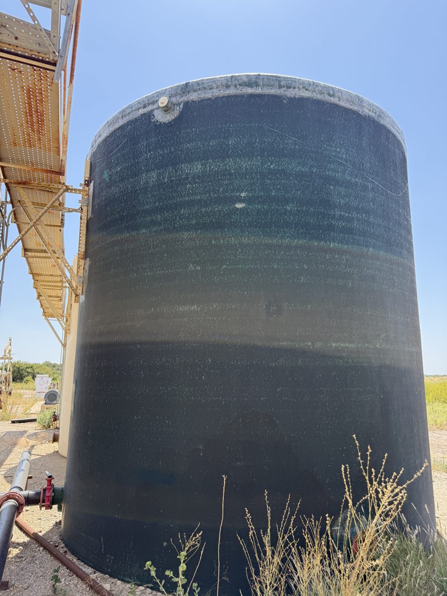 500-BARREL STORAGE TANK 1 — Fiberglass Storage Tank