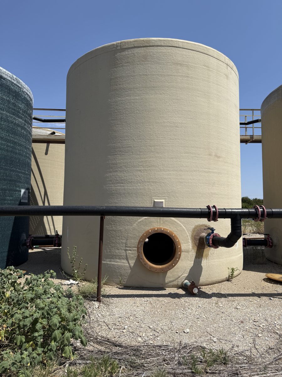 500-BARREL STORAGE TANK 2 — Fiberglass Storage Tank