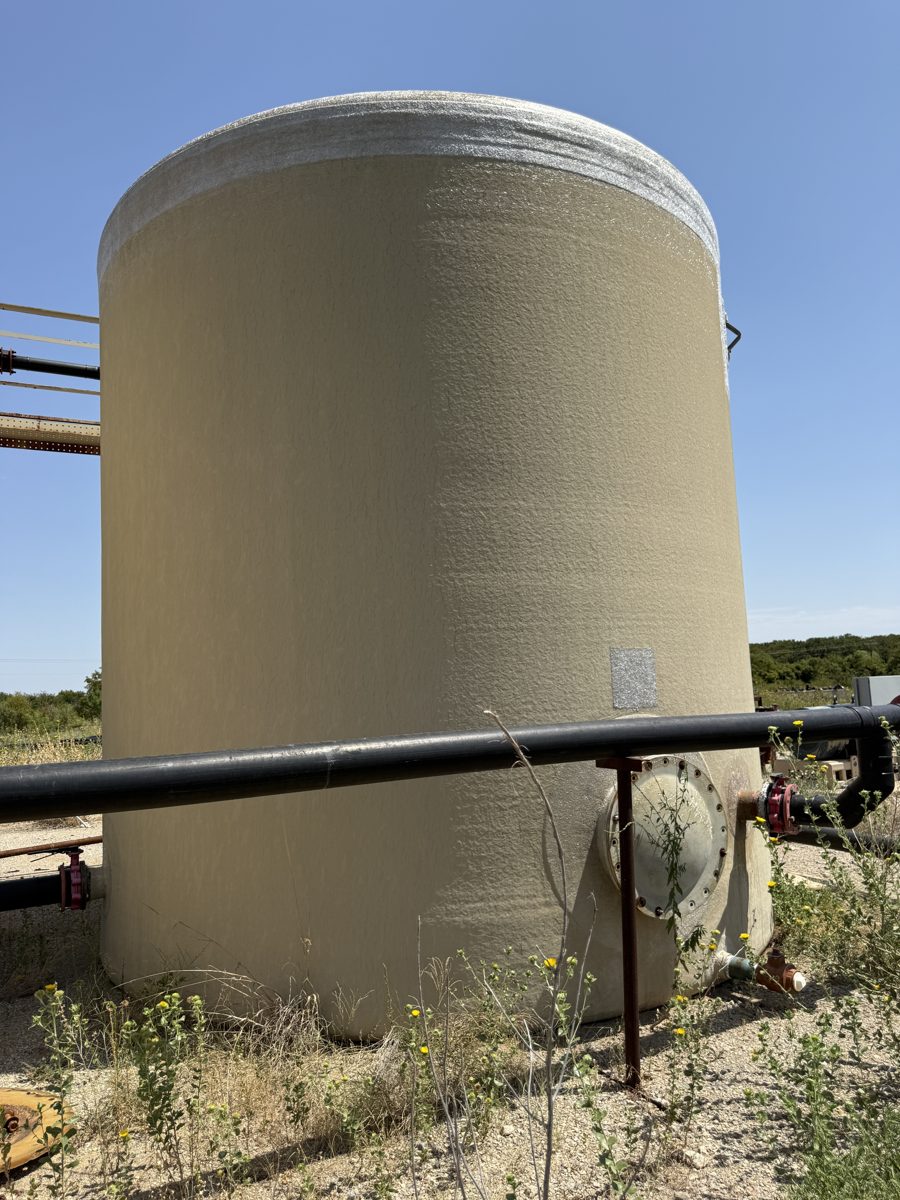 500-BARREL STORAGE TANK 3 — Fiberglass Storage Tank